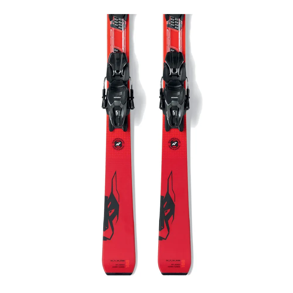 Nordica SPITFIRE CA FDT + TP2 COMPACT 10 FDT - Pack skis piste + Fixations noir/rouge/blanc