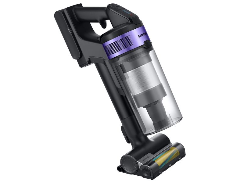 Samsung Akku-Hand- und Stielsauger Jet 75 Multi Schwarz/Vio Kabelloser Akkustaubsauger mit Wandhalterung