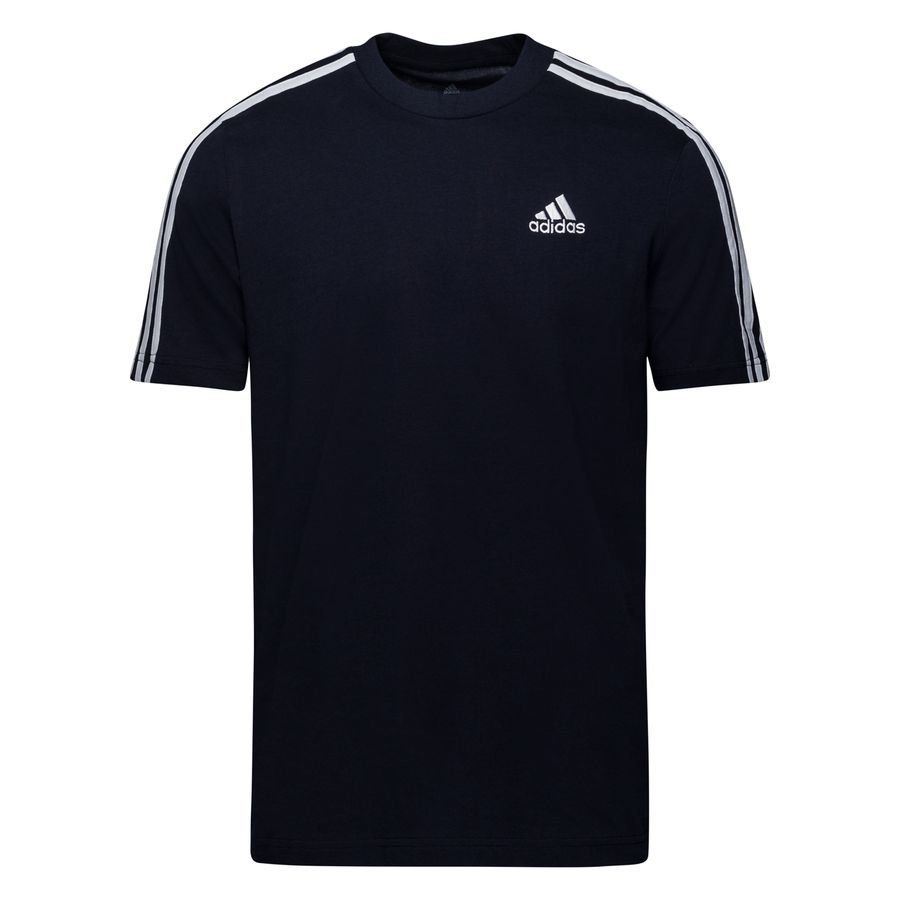 adidas T-Shirt 3-Stripes - Bleu Marine/Blanc