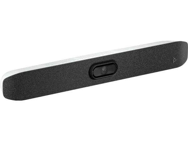 Poly Studio V12 USB-videobar, ingen strømforsyning, 4K Ultra HD, 3840 x 2160 pixel, 5x, Hvid
