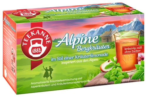Teekanne Alpine Bergkräuter