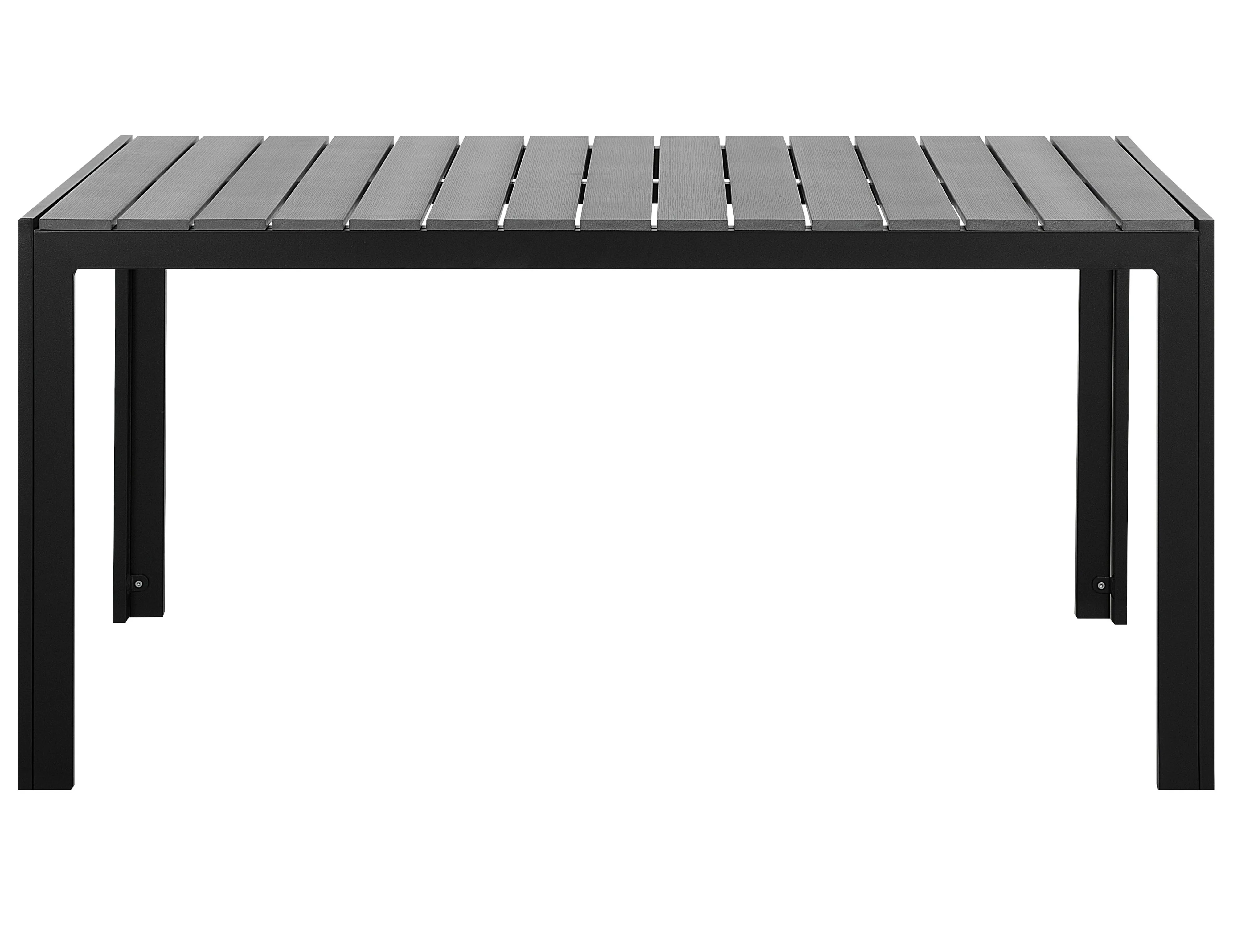 Tuin eettafel COMO 150 cm 90 cm Grijs