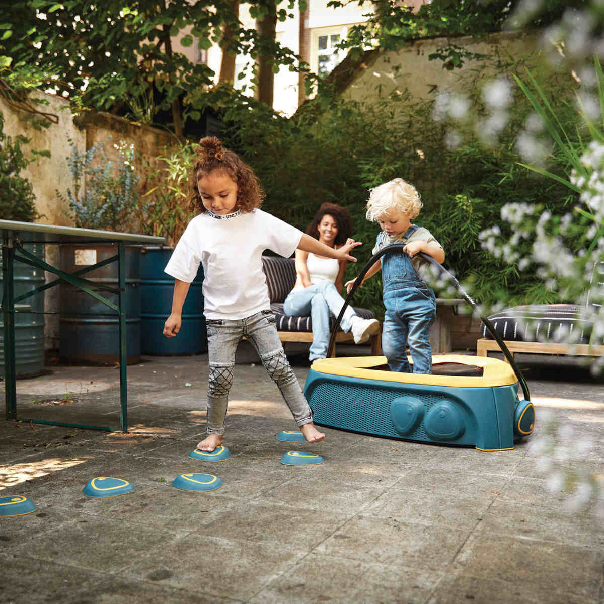 Bergtoys Berg Hoppaa Trampolin für Kleinkinder