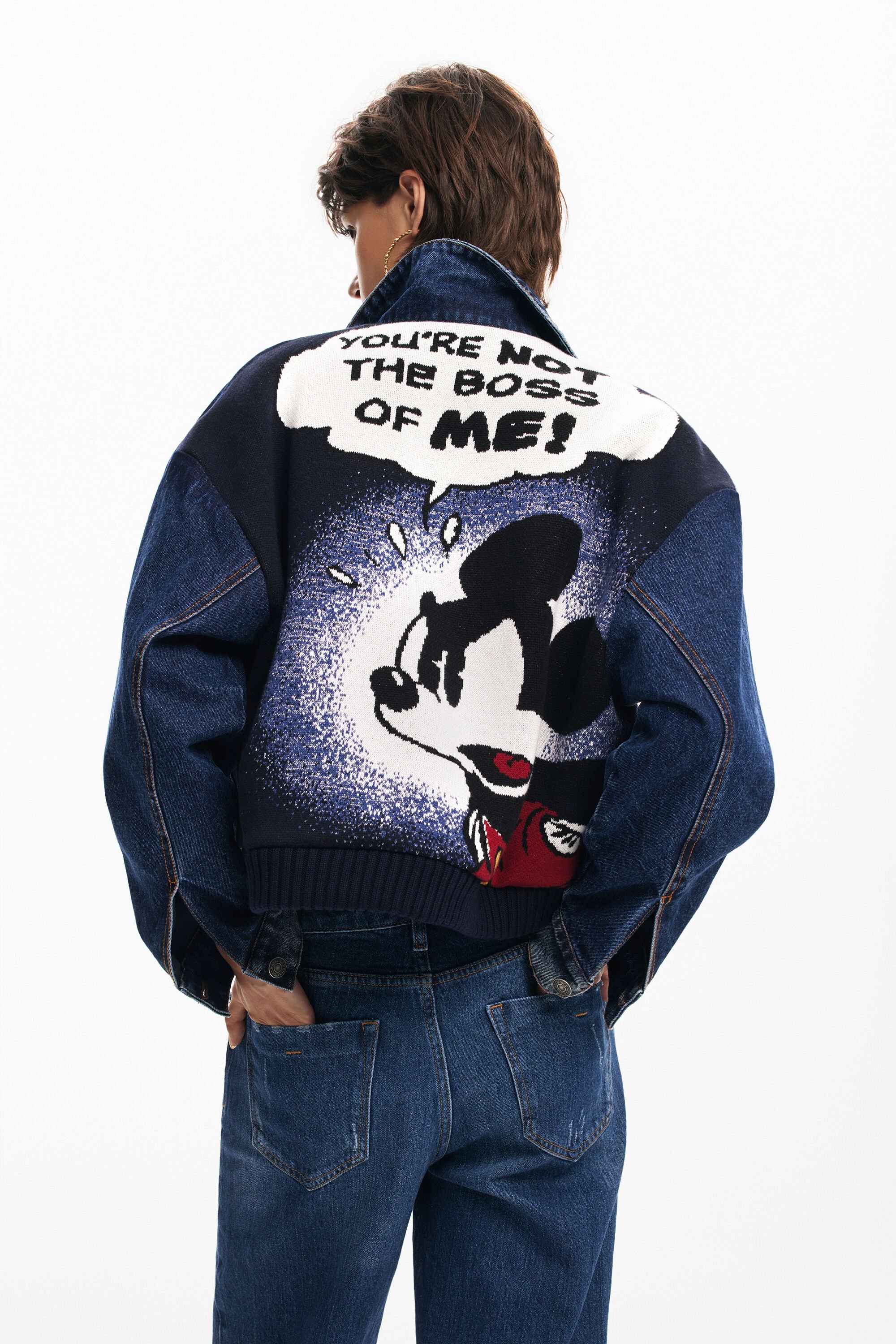 Jaqueta jeans Mickey
