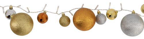 guirlande lumineuse boules de noël 40 lampes LED 3m