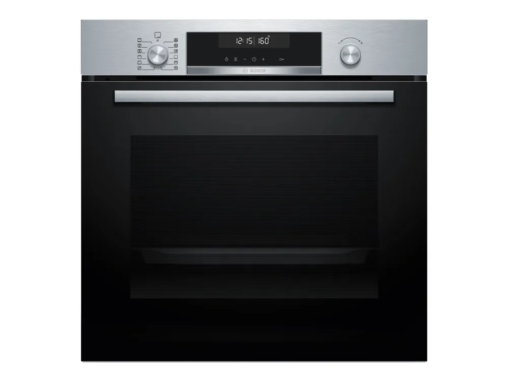 Bosch Serie | 6 HBG578BS3 - Ovn - til indbygning - niche - bredde: 56 cm - dybde: 55 cm - højde: 58.5 cm - med selv-rengøring - Klasse A  - rustfrit stål
