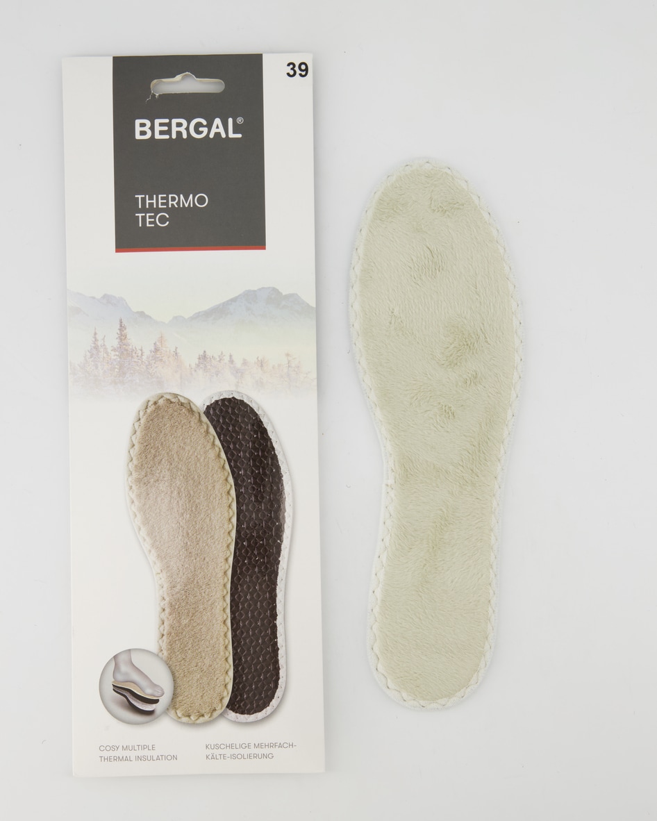Bergal Thermo Tec Sohle Einlegesohlen in Beige