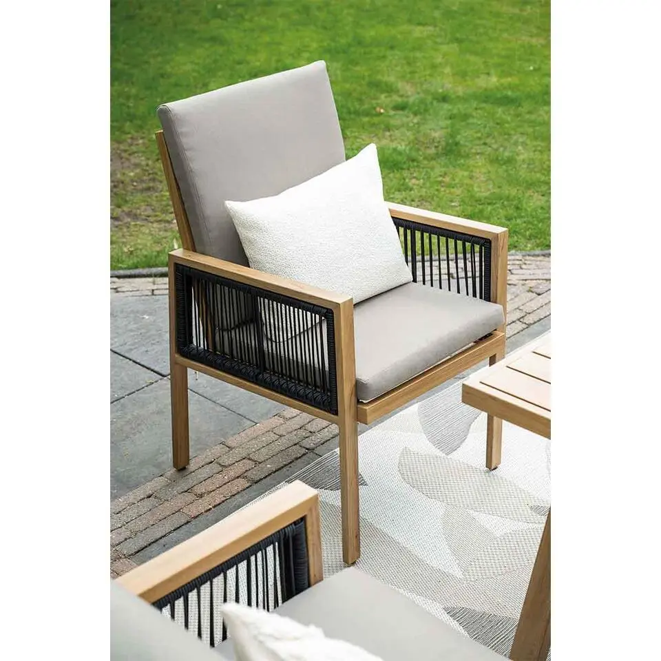 Garden Impressions San Capri lounge dining stoel - aluminium