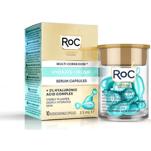 Roc - Hydrate + Plump Cápsulas Serum Noche Con Ácido Hialurónico