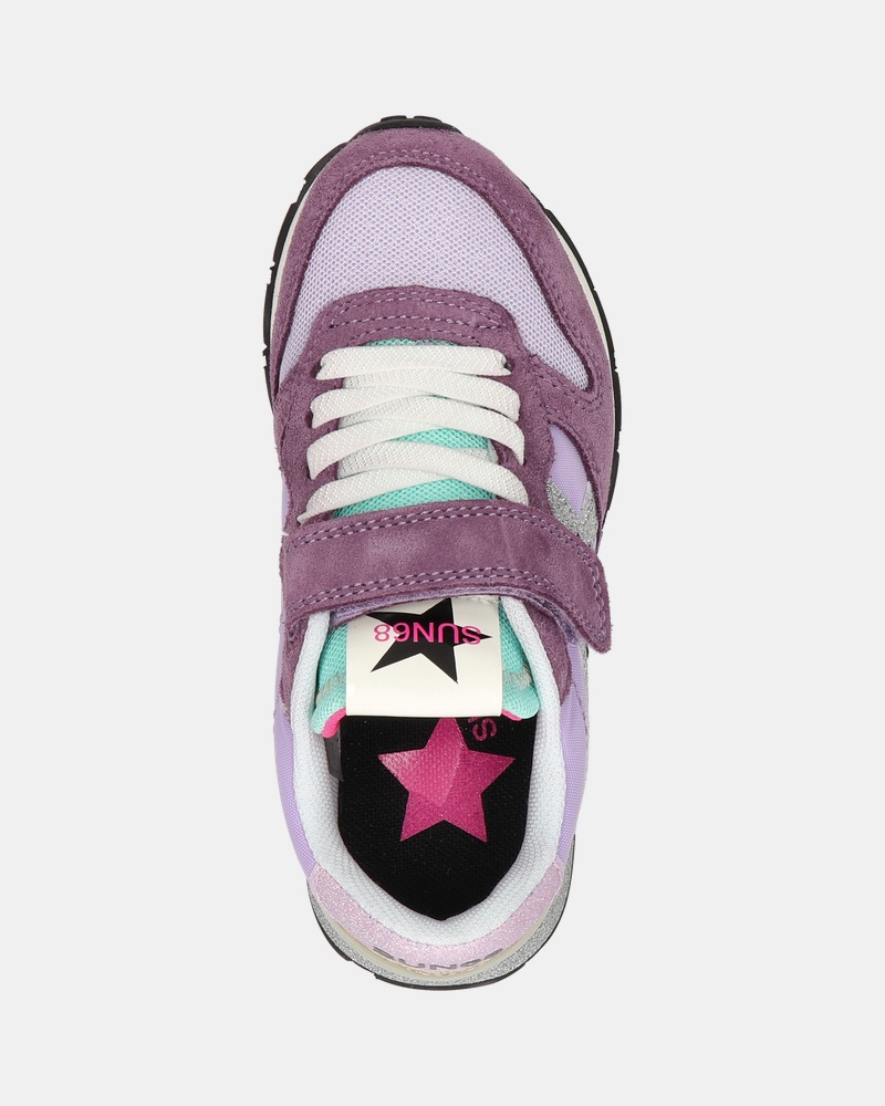 Sun 68 Stargirl Glitter Klittenbandschoenen  - paars