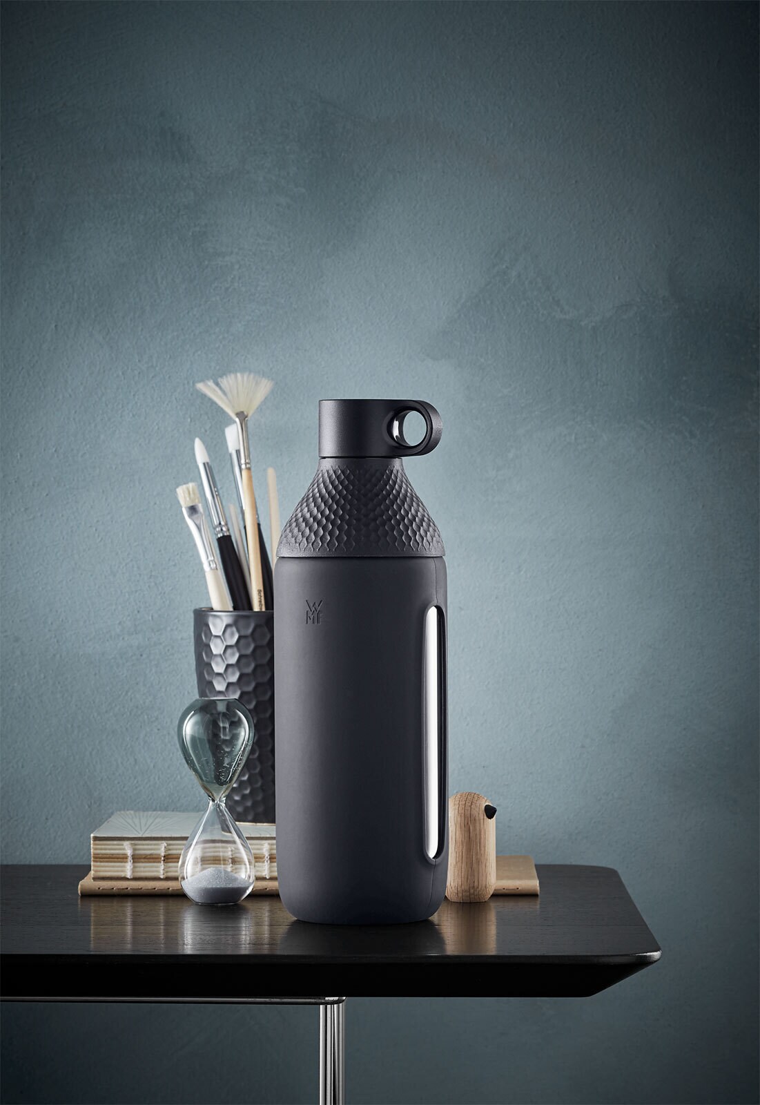 WMF Trinkflasche WATERKANT GLAS 500 ml schwarz