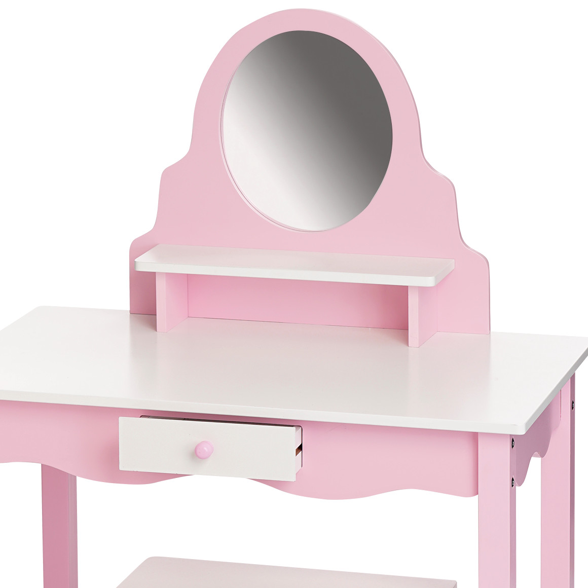 Pinolino Pinolino Kinderschminktisch Jasmin rosa / weiss