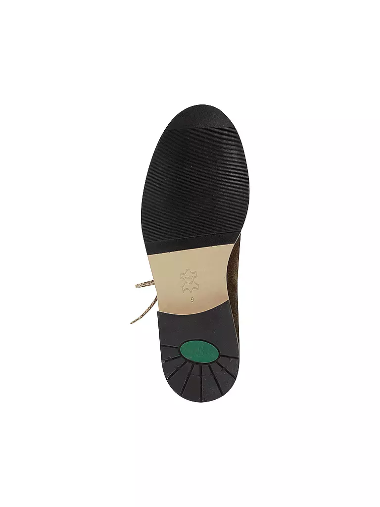 DIRNDL & BUA Trachtenschuhe - Haferlschuhe Antikbock braun