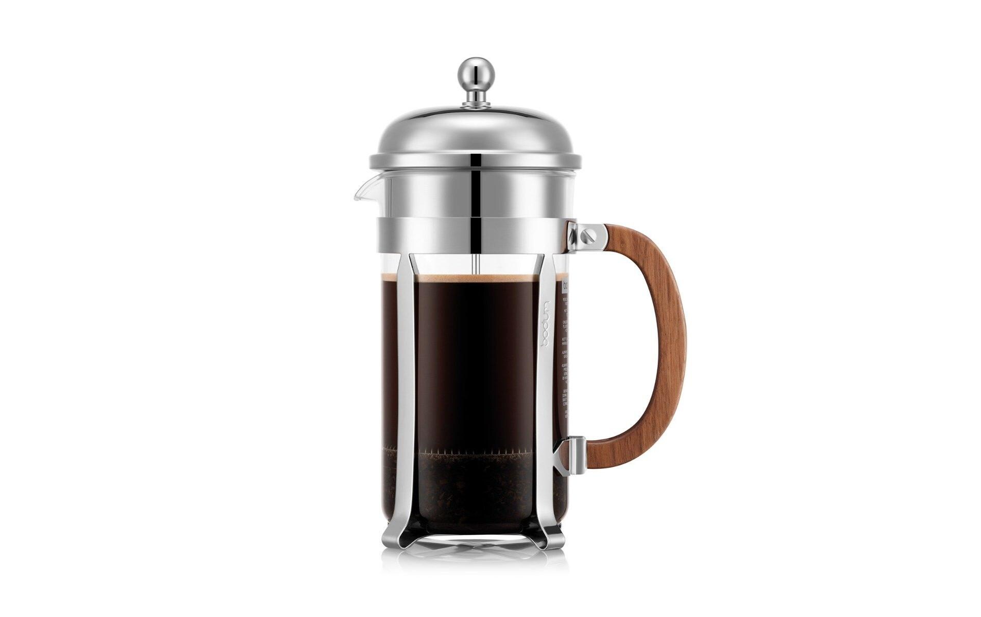 Kaffeebereiter Chambord Verchromt, Silber, 1 lManuelle Kaffeemaschine, 8 Tassen