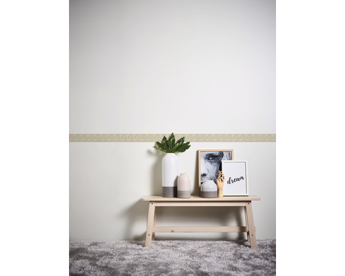 Rand 2592-19 Alleen Randen 9 zelfklevend golf beige 5 m x 5 cm