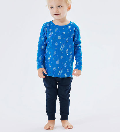 Name It Natt?j - NmmNightset - Noos - Skydiver m. Rumprint