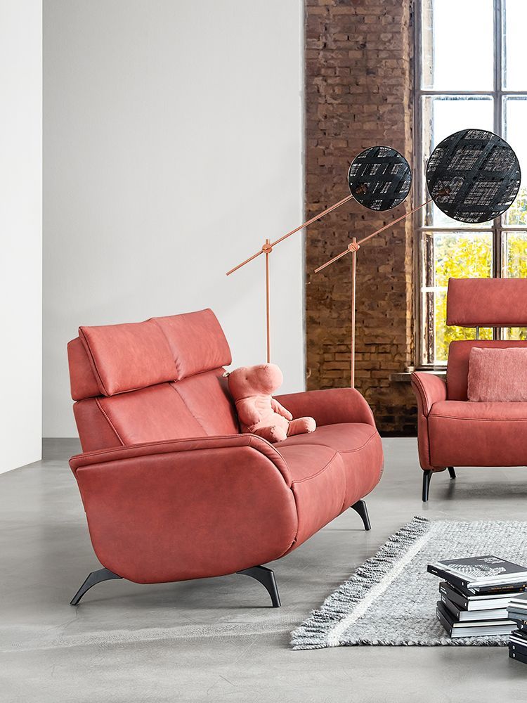 Sofa 2,5 Sitzer BPW 4170 MERLOT