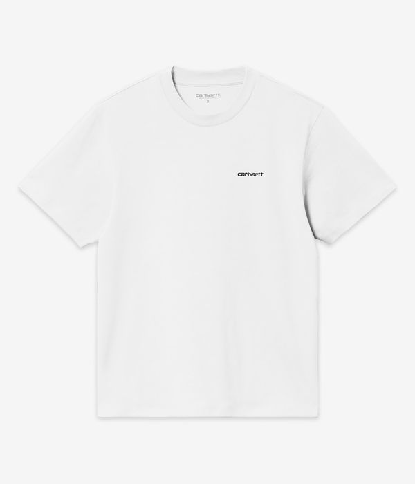 Carhartt WIP W' Script Embroidery Organic T-Shirt women (white black)