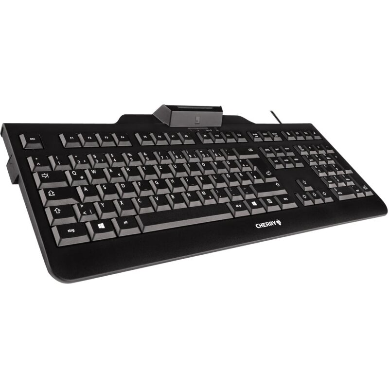 CHERRY KC 1000 SC clavier Bureau USB QWERTY Anglais américain Noir