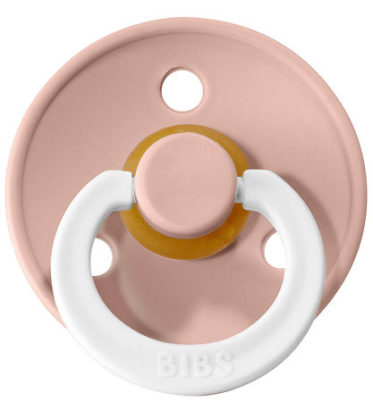 BIBS Colour Leuchtende Schnuller - Gr. 1 - 2er-Pack - Rund - Blu
