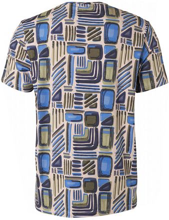 No Excess T-Shirt Print Blauw 20340450-137 kopen