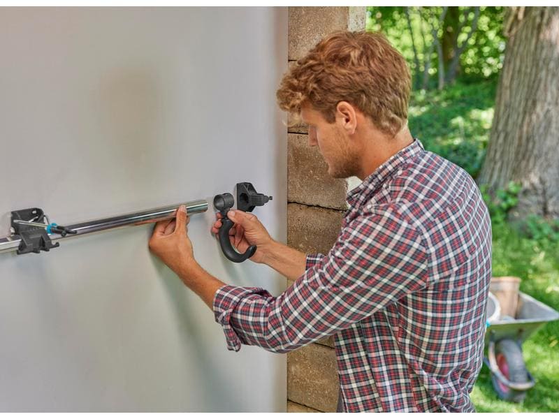 GARDENA Gerätehalter Plus Platzsparende Aufbewahrung für Schwerlast-Gartengeräte