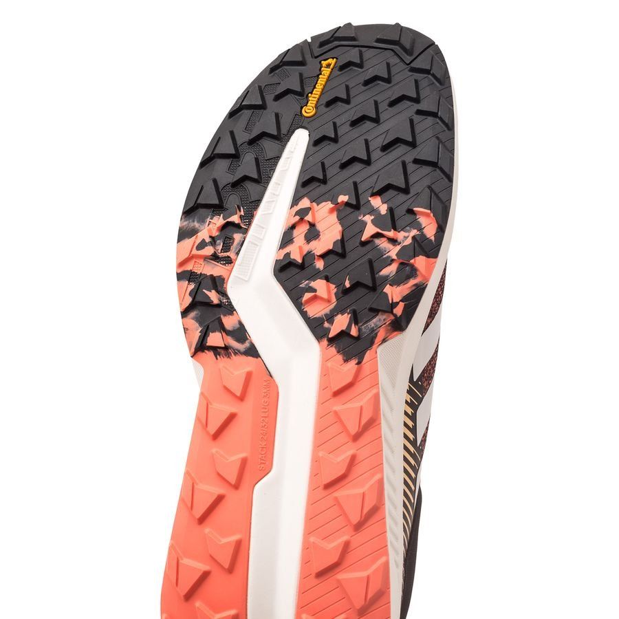adidas Chaussures de Running Terrex Soulstride Flow - Noir/Blanc/Orange Femme
