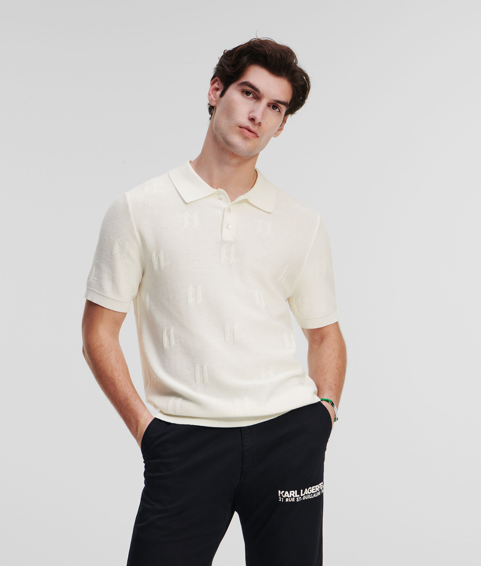 POLO TRICOTÉ KL MONOGRAM