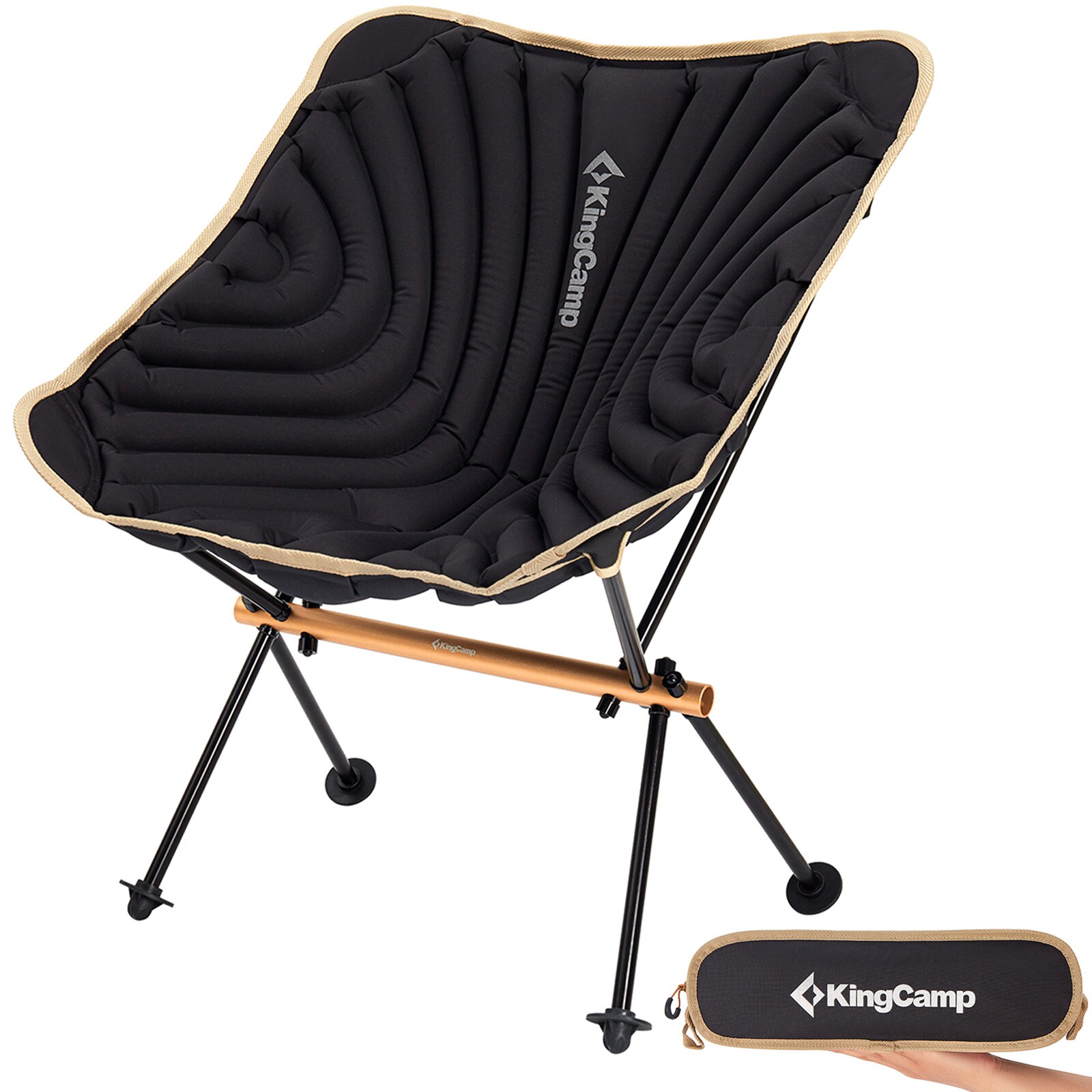 KINGCAMP Alu Klappstuhl Larch Ultralight Camping Strand Stuhl Faltbar Leicht