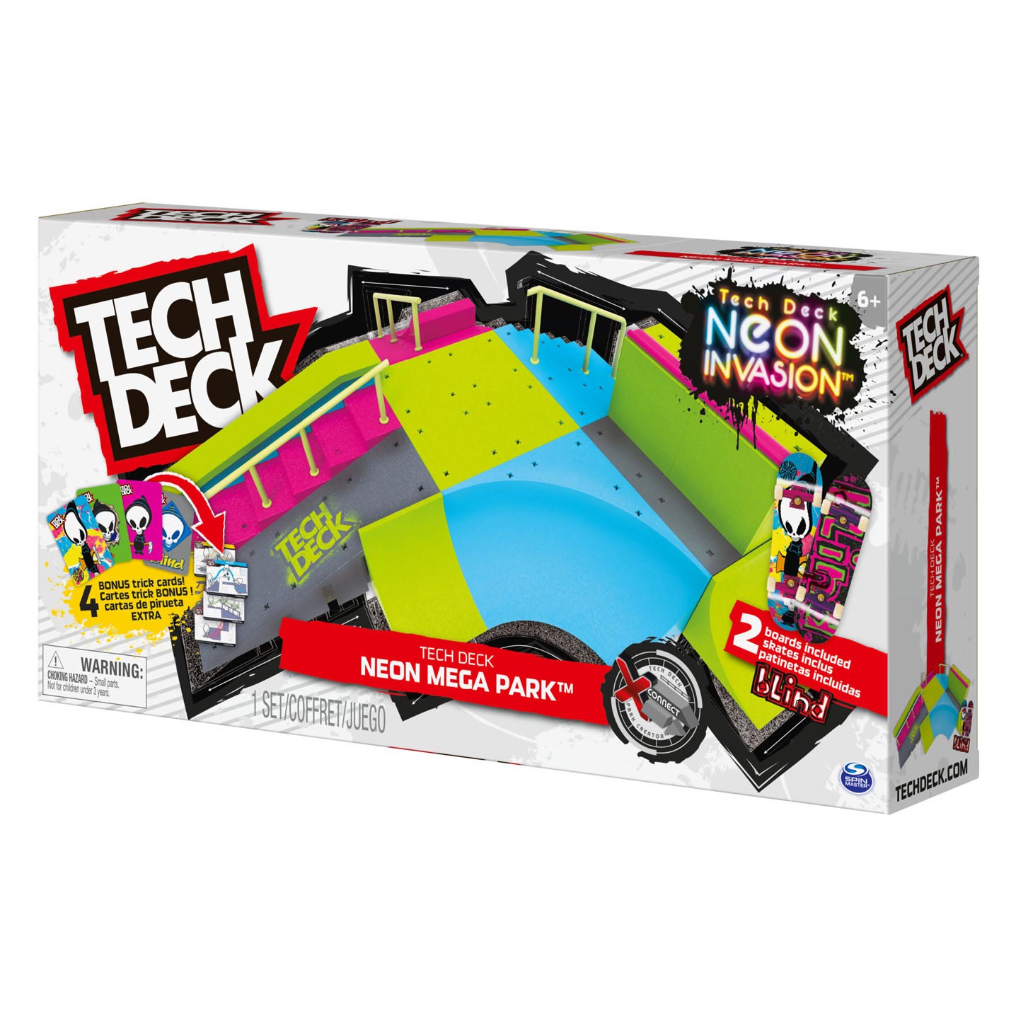 Tech Deck - Neon Mega Ramp Schansset