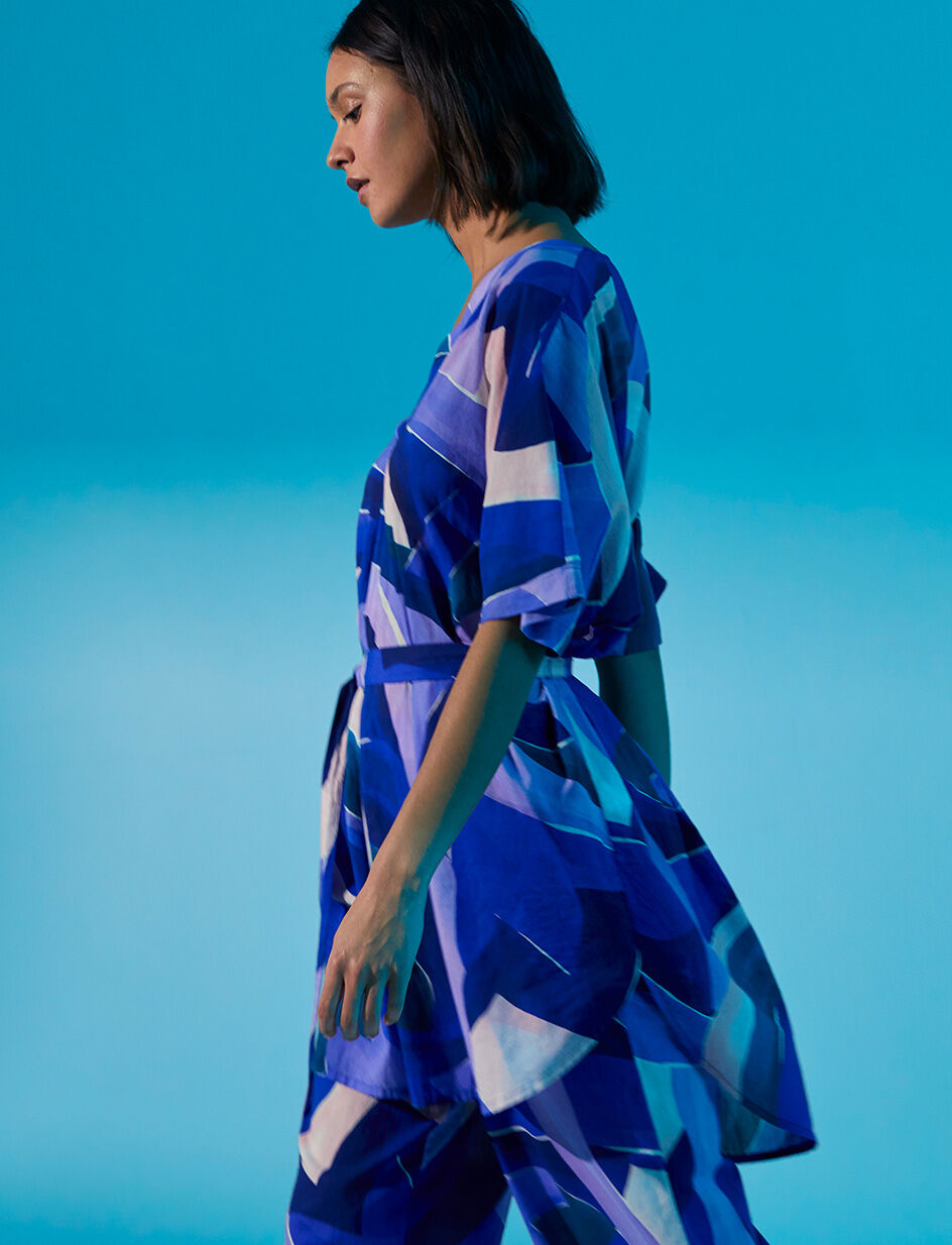 Robe - abstrait piscine bleu