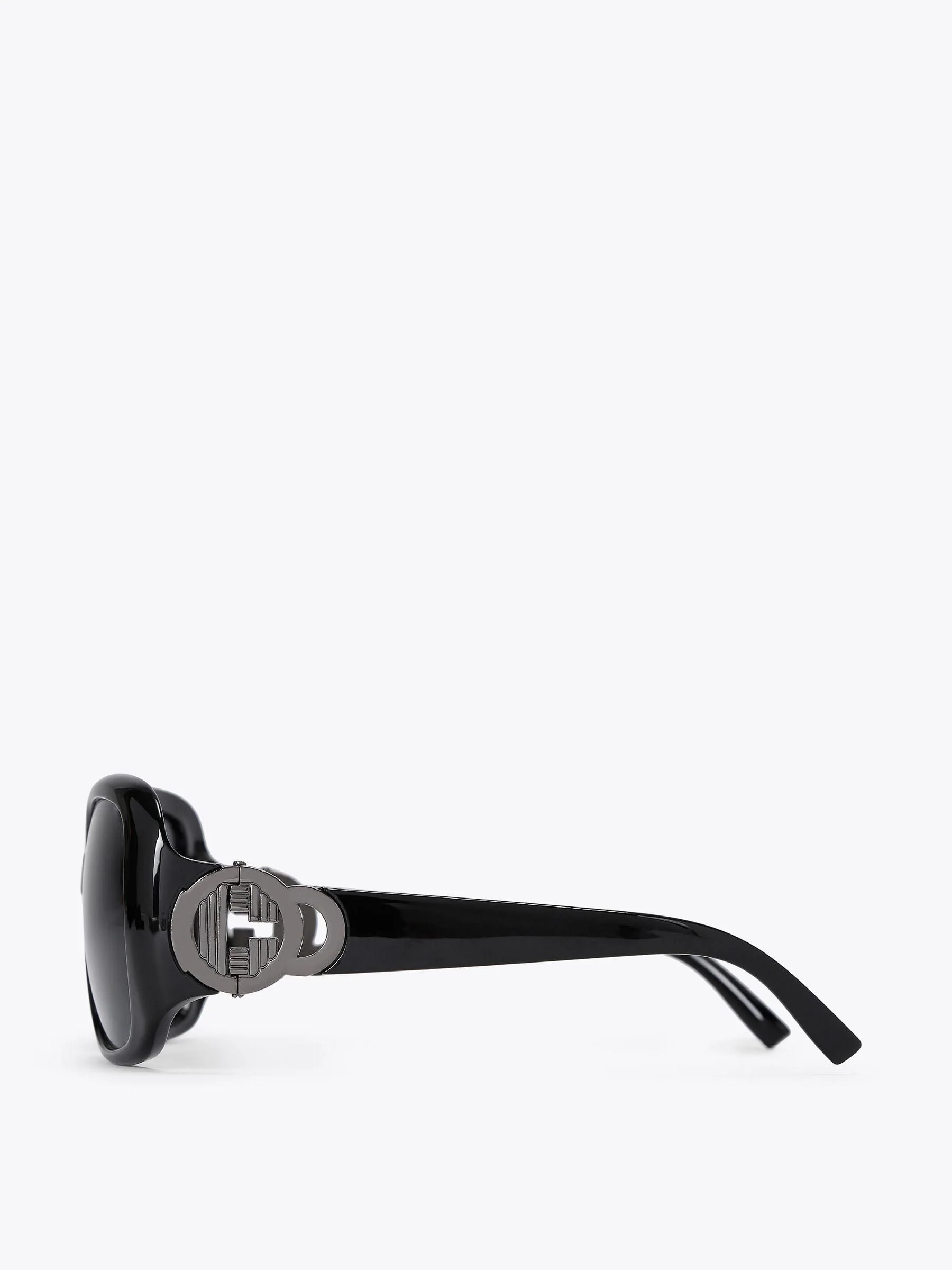 Zwart - Carvela Oversized C Sunglasses