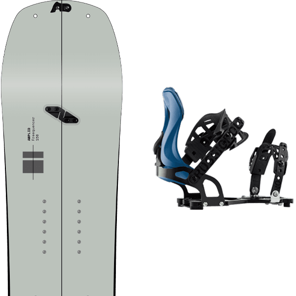 Pack splitboard AMPLID FREEQUENCER + Fix
