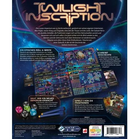 Asmodee FFG Twilight Inscription