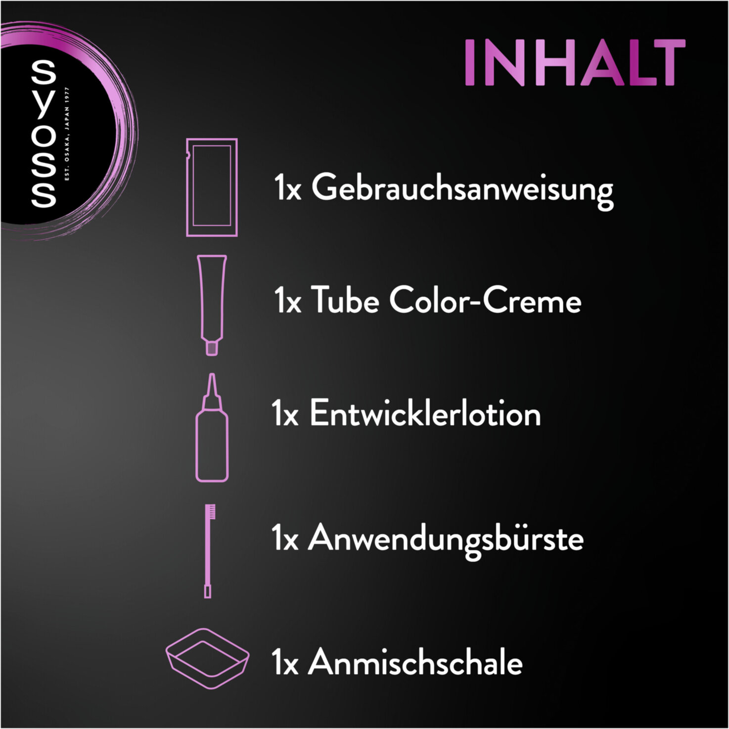 Syoss Augenbrauen-Kit permanente Augenbrauenfarbe