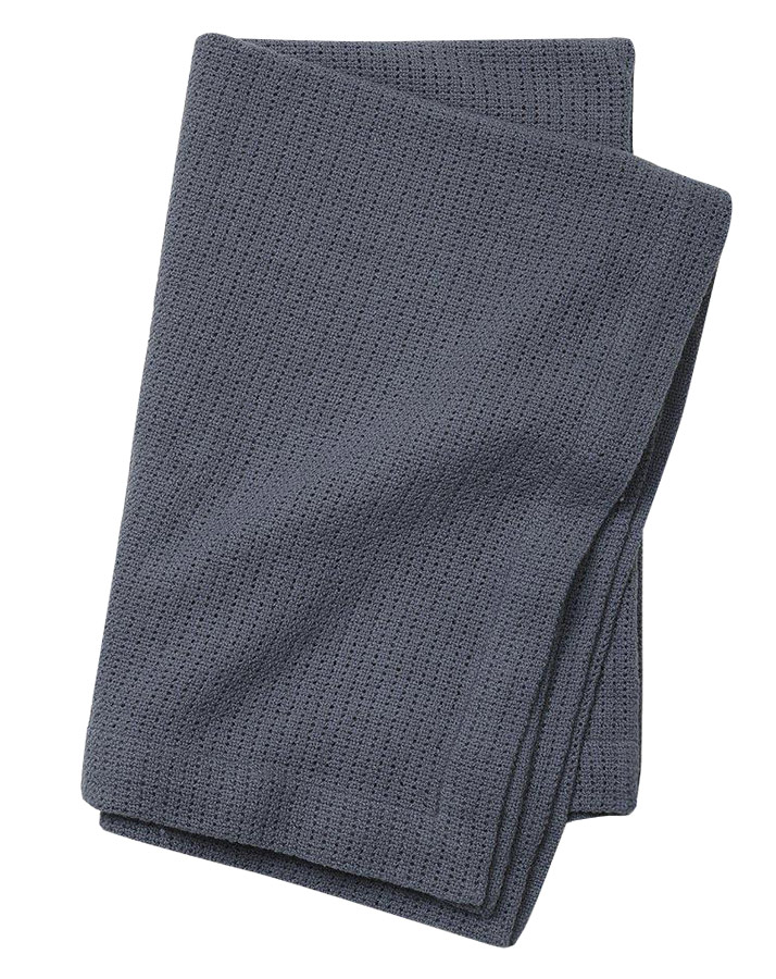 Strickdecke CELLULAR UNI (70x100) in tender blue