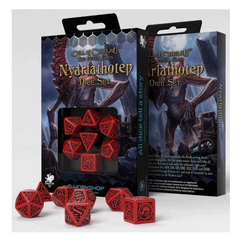 Set de dés - Call of Cthulhu - Nyarlathotep