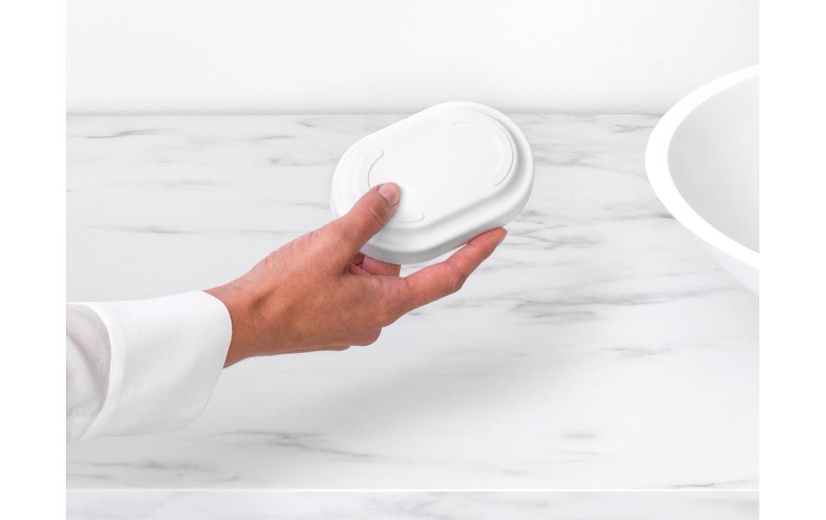 Seifenschale Mindset WeissSeifenschale aus recyceltem Material