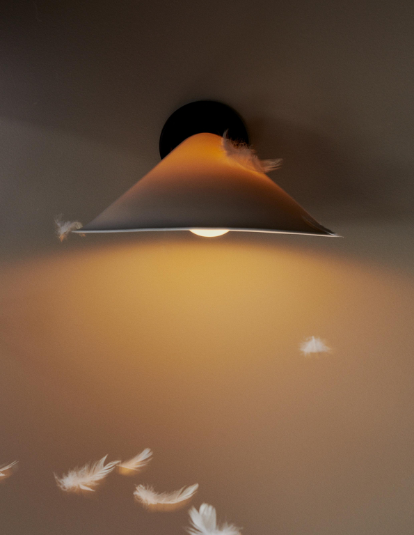 DCW éditions Plume wandlamp polycarbonate