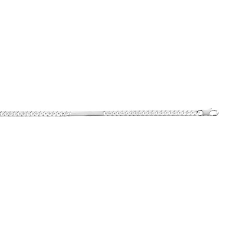 Gourmette Homme - Argent 925 - Chaîne gourmette - Largeur : 4 mm - Longueur : 18 cm