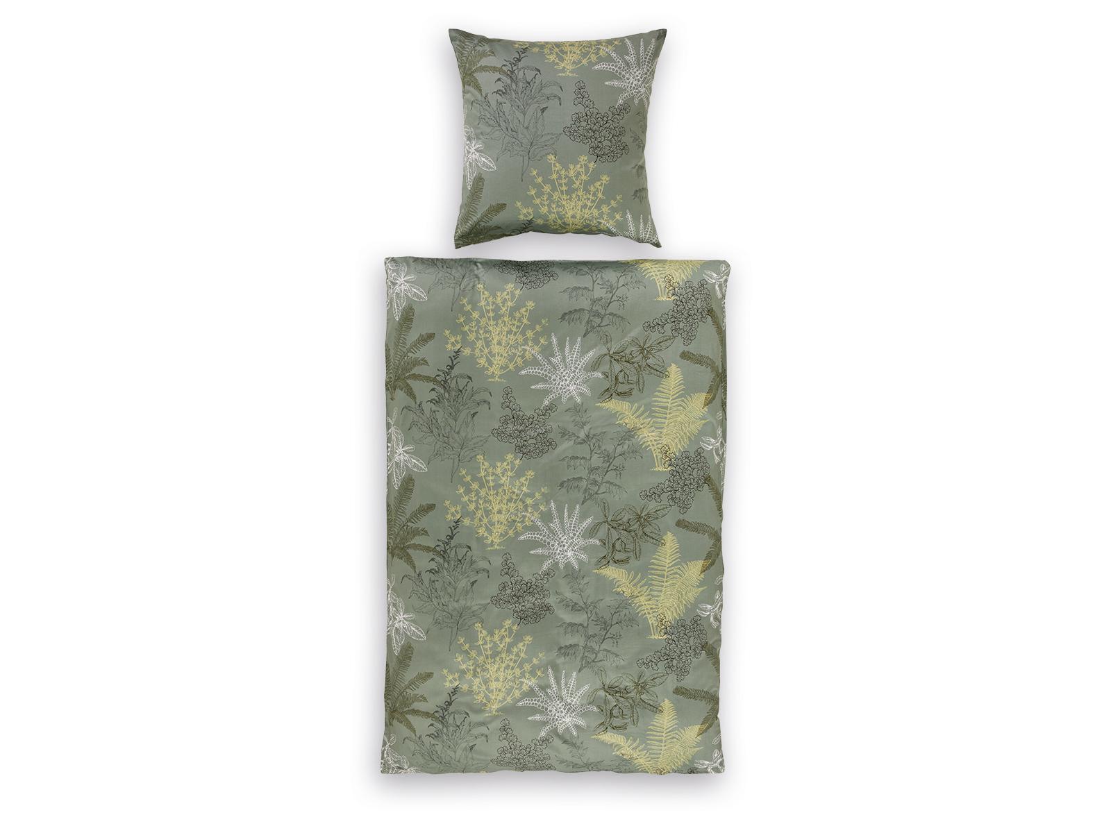 Inspiration Home Botanical Satin Bettwäsche - 135x200cm