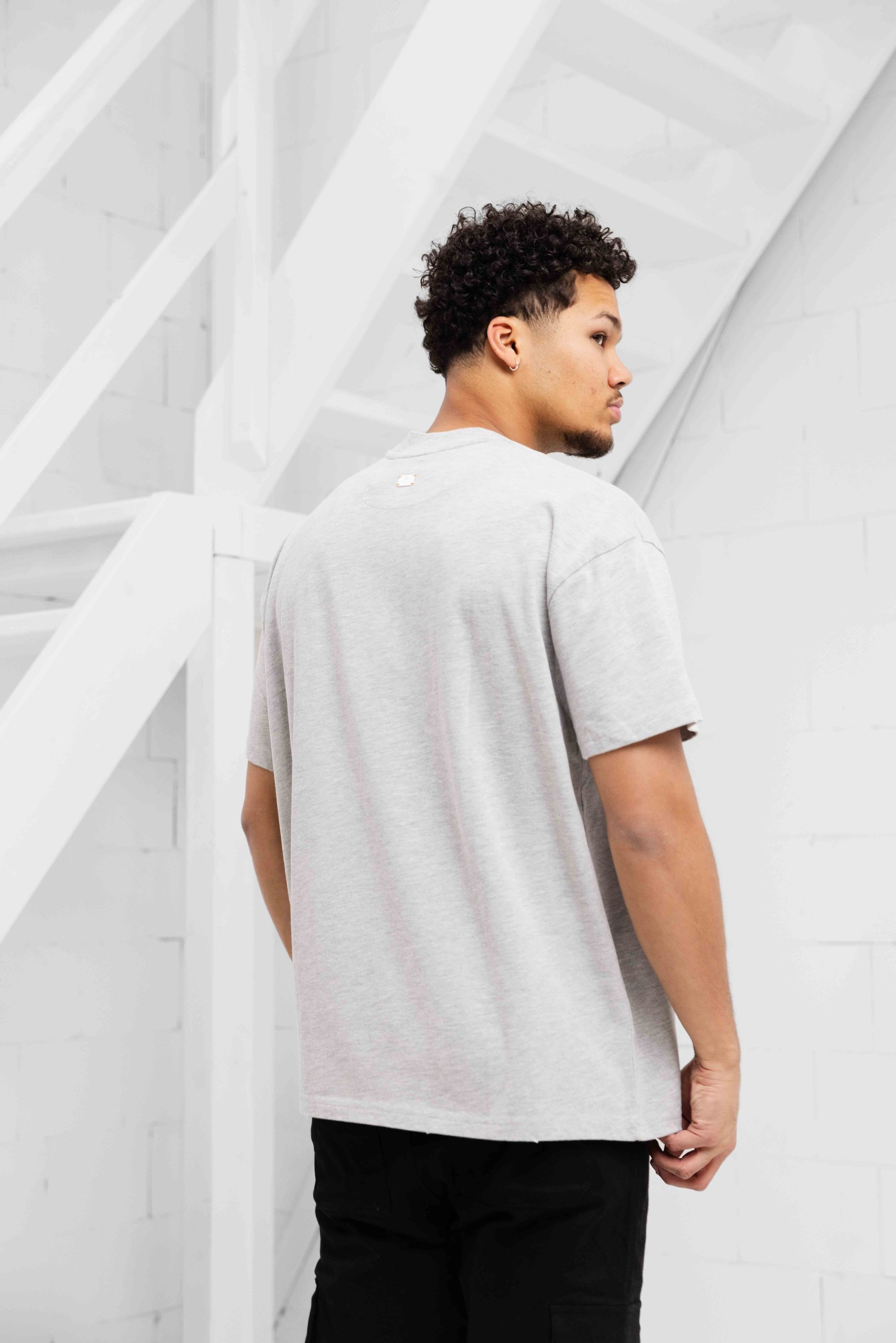 Fearless Blood T-Shirt Heren Grijs