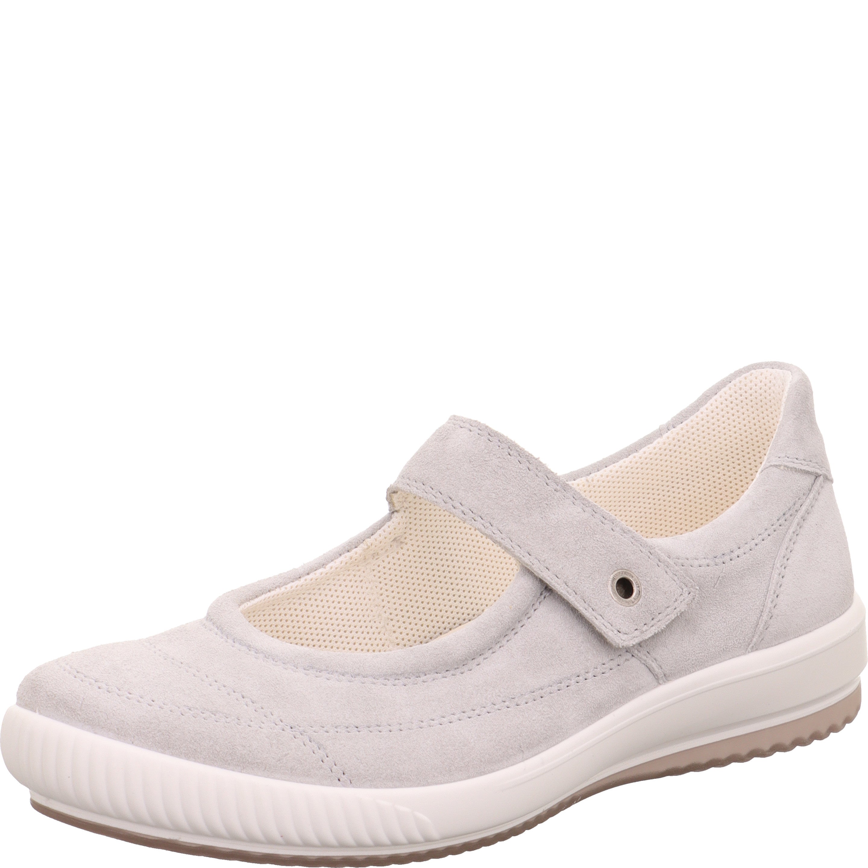 legero TANARO 5.0 Damen  Ballerina mit Klettverschluss - Farbe: Aluminio - Größe: 5.5