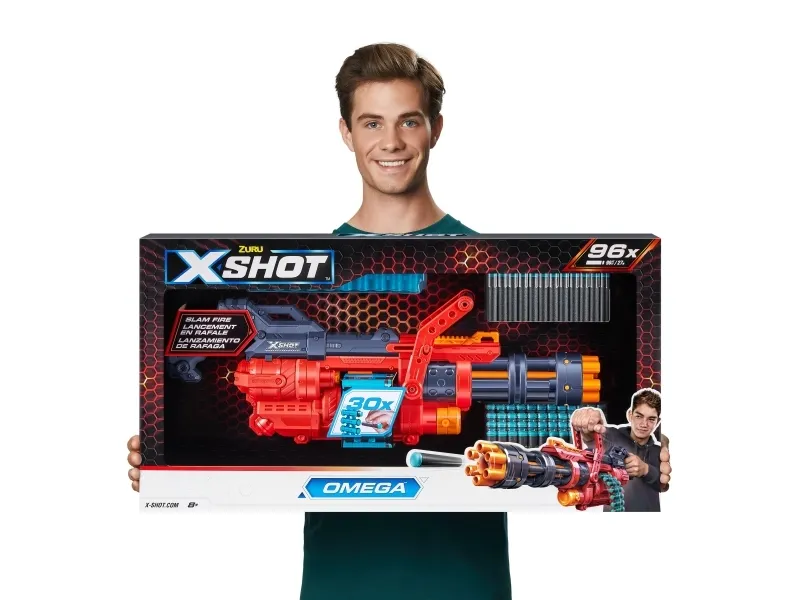 X-Shot Excel OMEGA Foam Dart Blaster (98 pile)