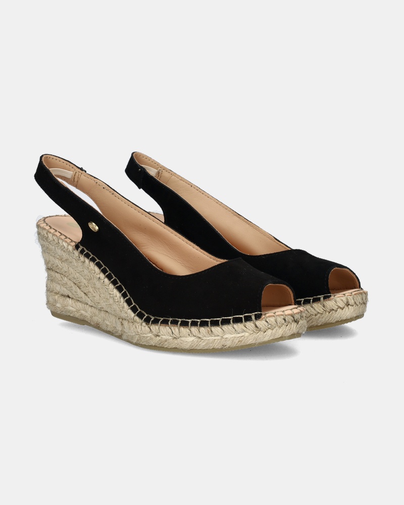 Fred de la Bretoniere Clare Beau Espadrilles  - zwart