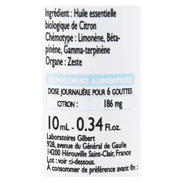 Le Comptoir Aroma Óleo Essencial de Limão 10ml