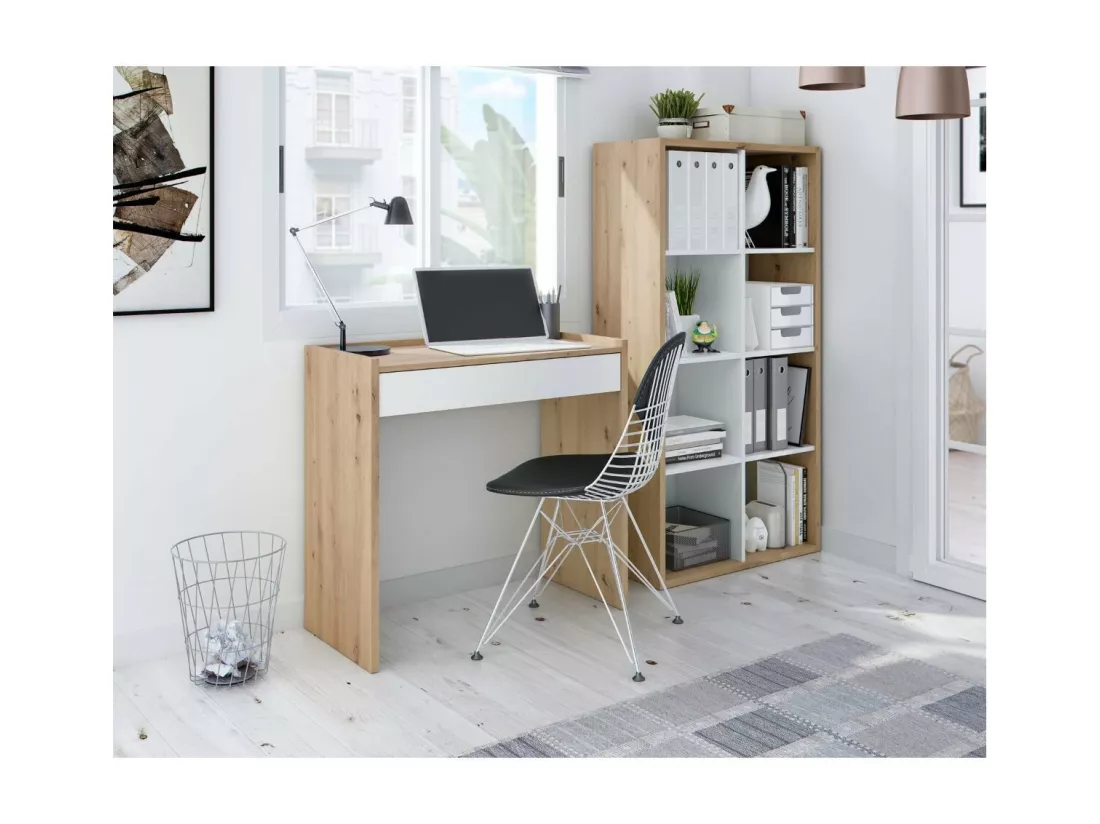 Bureau 1 tiroir Noa - L82 cm