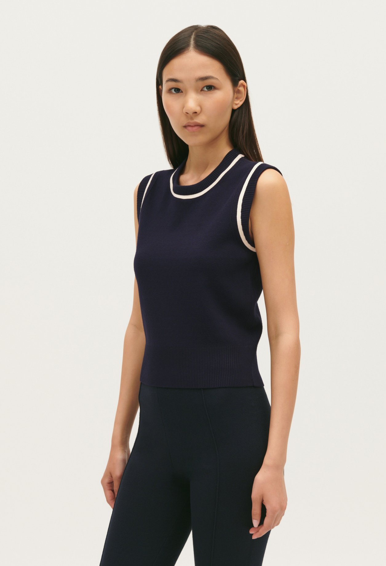 Pull maille rayures
