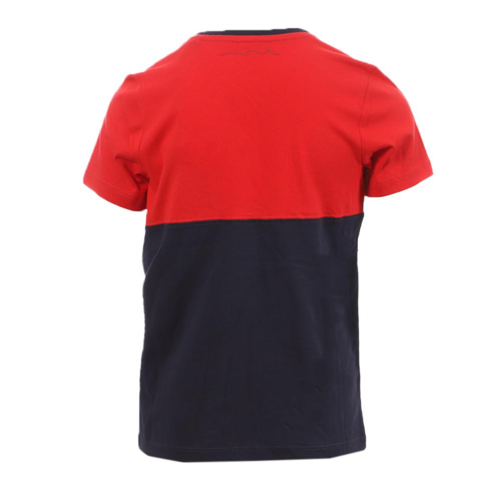 Teddy Smith T-shirt Rouge/Marine Garçon Teddy Smith Gordon