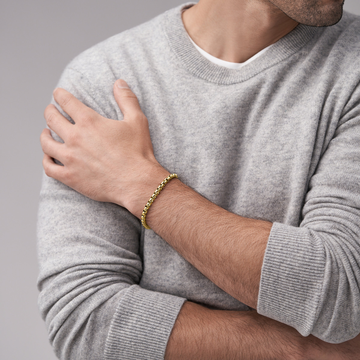 Bracelet FOSSIL acier inoxydable doré